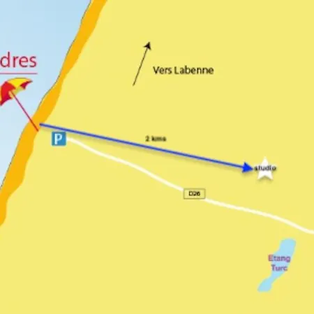 Ondres, Classe, Proche Ocean Apartment *